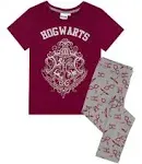 Harry Potter Hogwarts Crest Glitter Print Girl&#039;s Long OR Short Leg Pyjamas