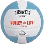 Tachikara Svmnc Volley-Lite Volleyball - Powder Blue/White