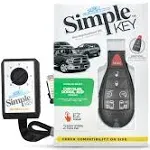 Simple Key Programmer & Key Fob for Select Chrysler, Dodge, Jeep, Ram, Volkswagen Vehicles (Interchangeable 5 & 7 Button keypads)