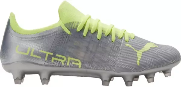 Puma Womens Ultra 3.4 Firm Ground/Soccer Cleats Cleated, Firm Ground - Silver