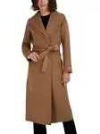 Tahari Elliot Wool-Blend Wrap Coat