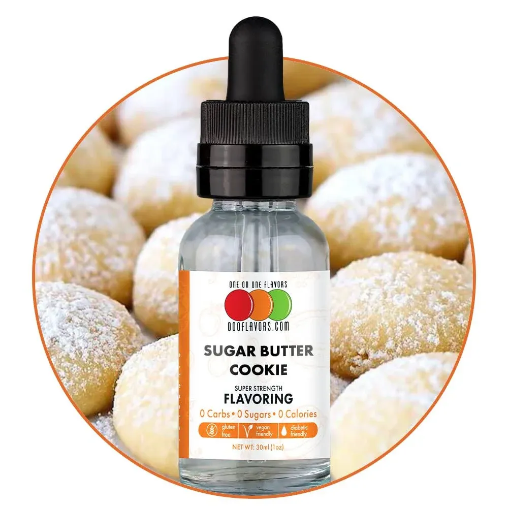 OOOFlavors Sugar Butter Cookie Flavored Liquid Concentrate Unsweetened (30 ml)