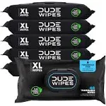 Dude Wipes Flushable Wipes 6 Pack 288 Wipes Extra