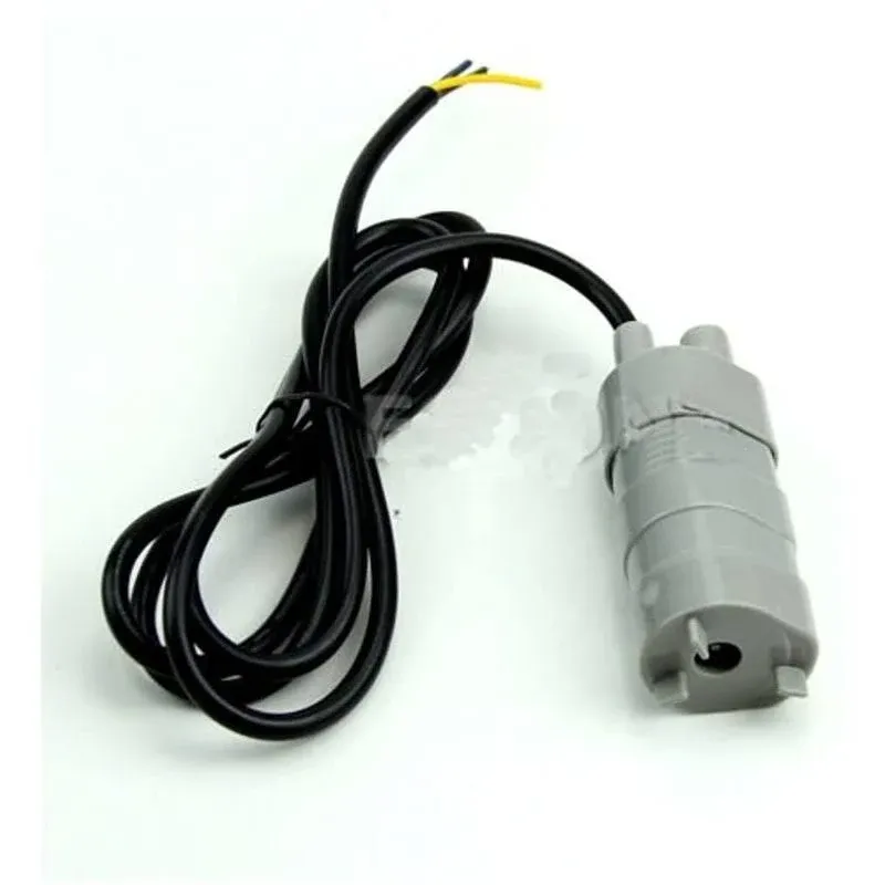 Northbear-12v submersible pump, 1.2A DC low-noise miniature water pump, with 1.5m cable, 5M head 14L/Min, 600L/H, 6-15V, suitable for fluid tap water, groundwater, seawater, sewage transfer pump 1