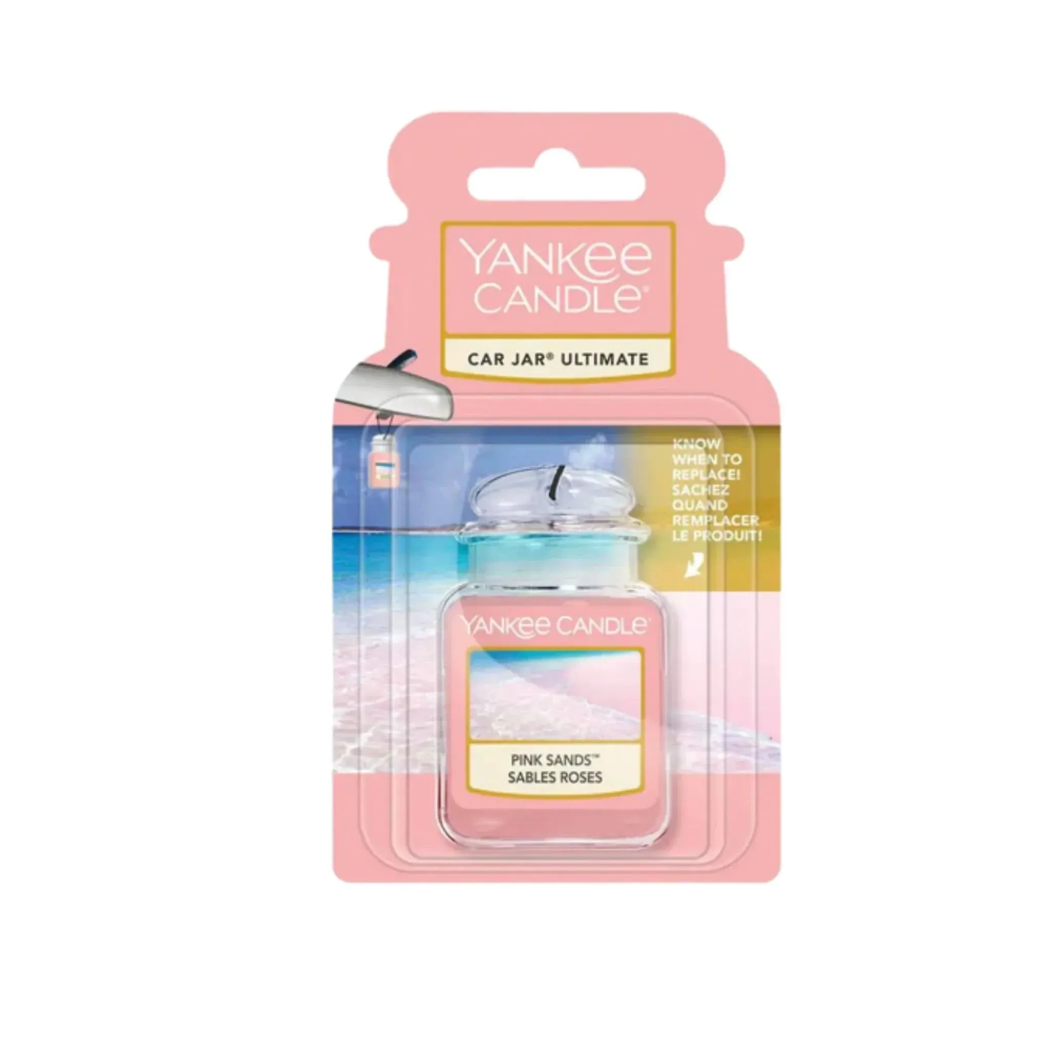 Yankee Candle 1238122E Car Freshener, Car Jar Ultimate, Pink Sands on OnBuy