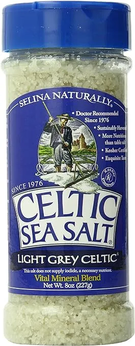 Celtic Sea Salt Light Grey Coarse Sea Salt, 5 Lb Bag