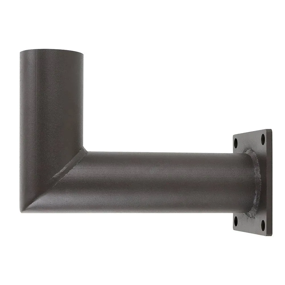 90 Degree Wall Mount Bracket with Tenon. Mounting Accessory. Steel Mount. Lighting Accessory.