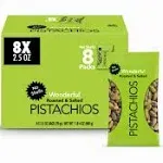 Wonderful Pistachios Dry Roasted & Salted 2.5 oz 8/Box