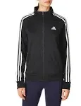 Adidas Women&s Warm-Up Tricot Slim 3-Stripes Track Jacket Black / M