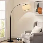 Natyswan Arc Floor Lamps for Living Room Tall Reading Lamps with Dimmable Switch