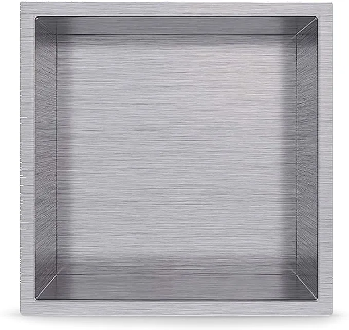 Shower Niche 12" x 12" Stainless Steel | Elegant Design | in Wall Shell ...