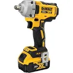 DeWalt DCF891P2 20V Max 1/2 in. Mid-Range Impact Wrench Kit (Hog Ring Anvil)