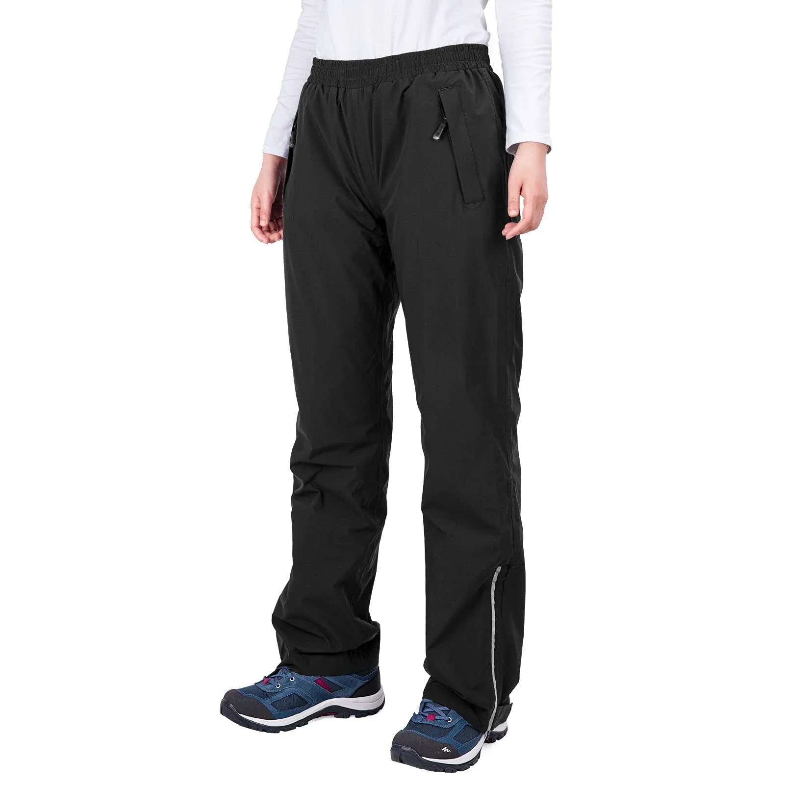 33000ft Women&#039;s Rain Pants Lightweight Waterproof Rain Over Pants Windproof O...