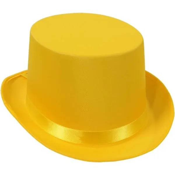 Beistle Satin Sleek Yellow Top Hat