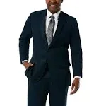 Big & Tall J.M. Haggar Premium Classic-Fit Sharkskin Stretch Suit Jacket - Dark Navy - 52 Reg