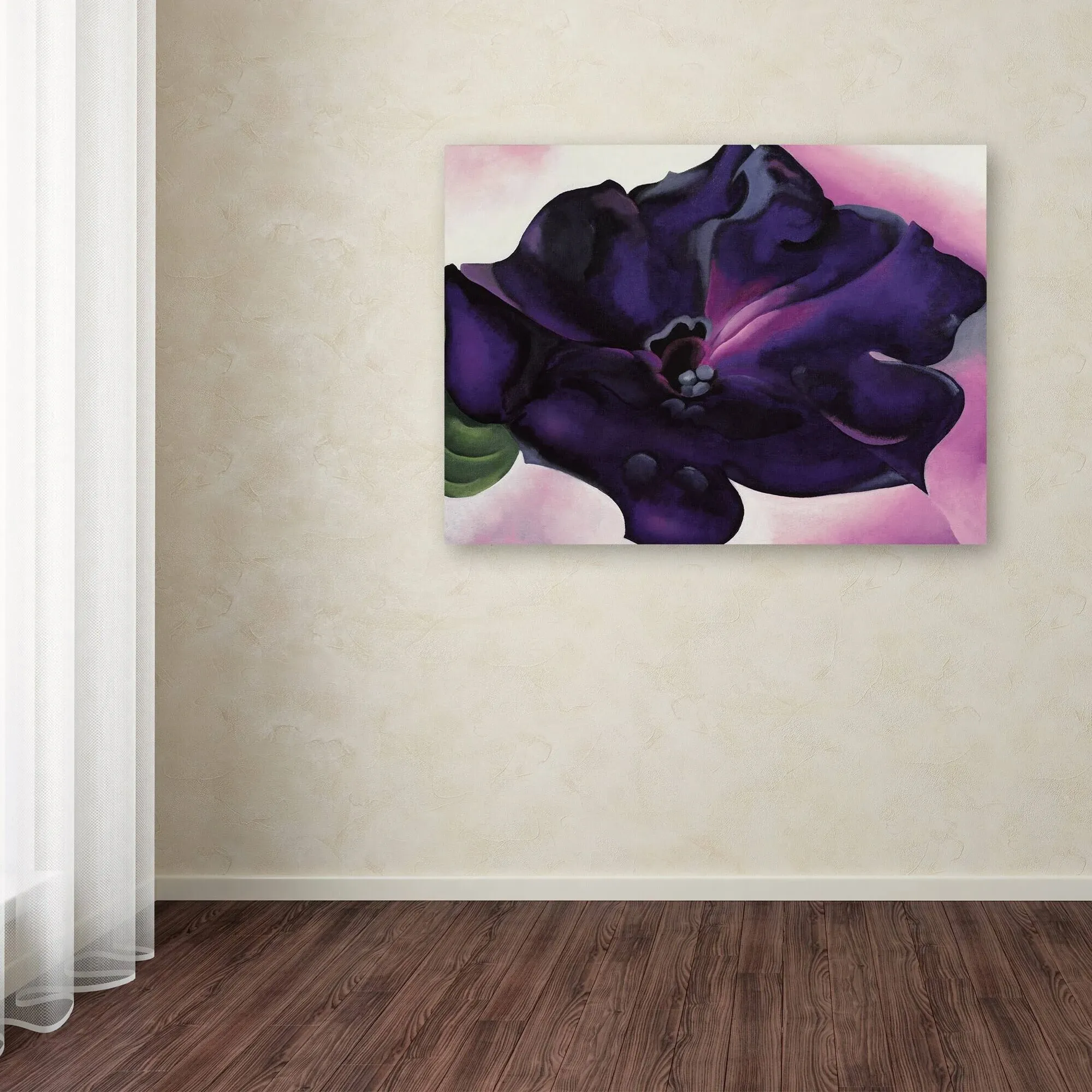 Trademark Fine Art -Georgia O'Keefe 'Petunia' Canvas Art