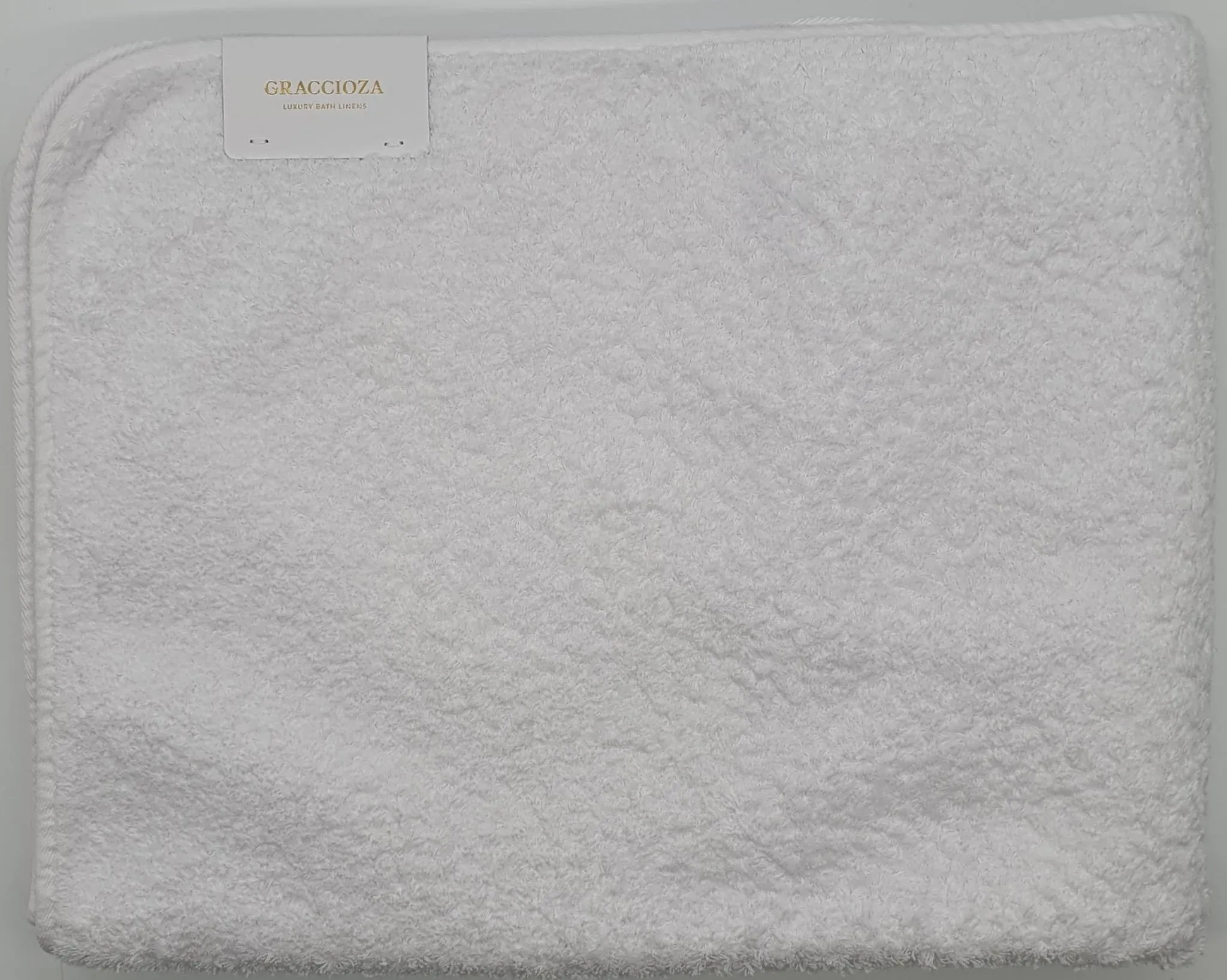 Graccioza Egoist Towels Bath Towel (28" x 55", White), 100% Egyptian Giza Cotton 800 GSM - Elegant Body and Face Luxury Bath Towels - Soft Bath Towels Made in Portugal