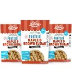 Bakery On Main Maple & Brown Sugar Protein Instant Oatmeal, Gluten-Free and Non-GMO (6 Packets/Carton, 3 Cartons/Pack)