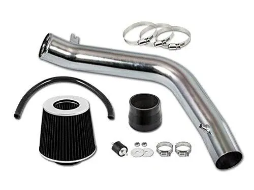 Black COLD AIR INTAKE KIT + FILTER For 2004-2008 Acura TL Base/Type S Model