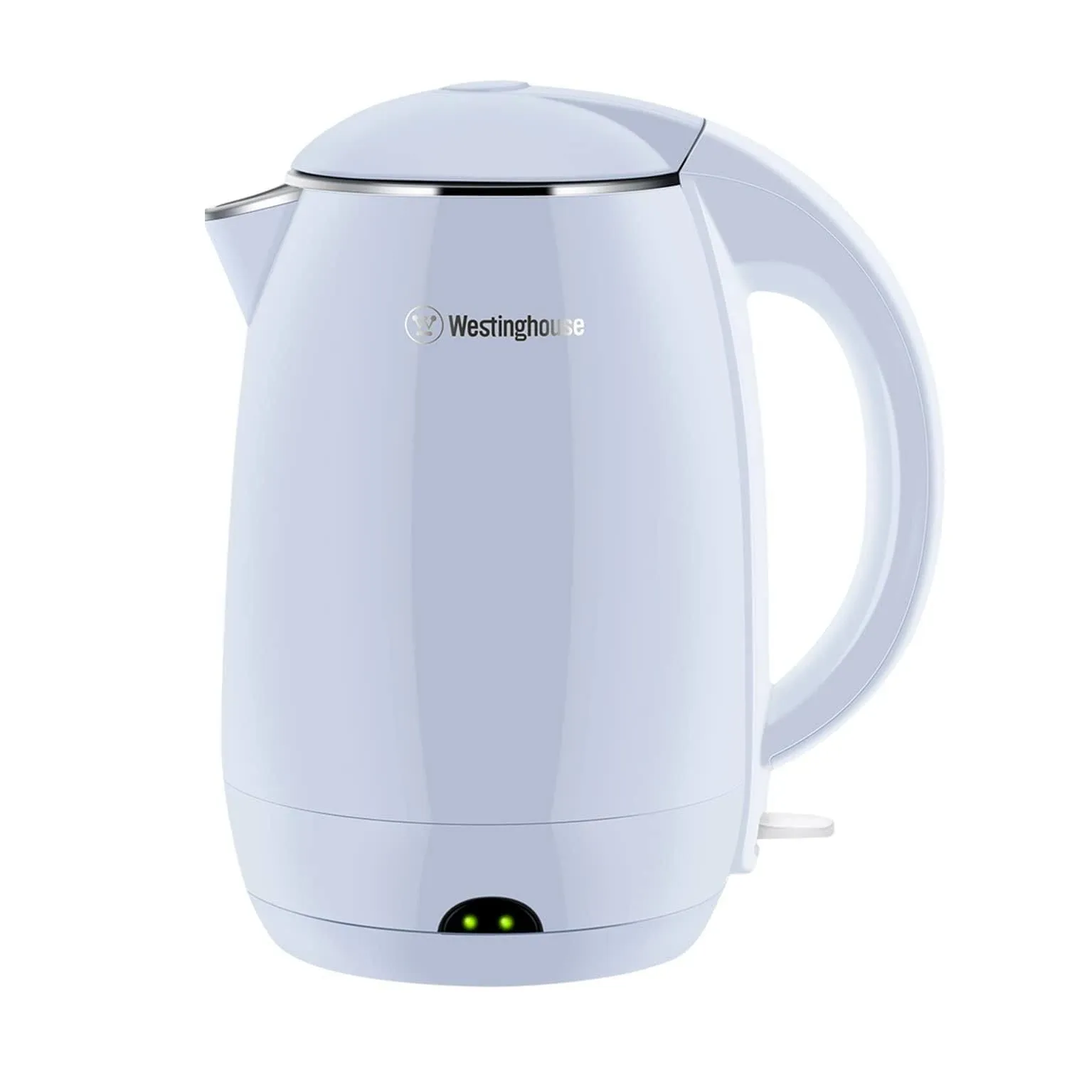 Westinghouse Electric Cordless Kettle - Crafted with 1.8L Capacity, Double Wall Housing, Auto Shutoff, Stainless, Steel Interior, Concealed Heating