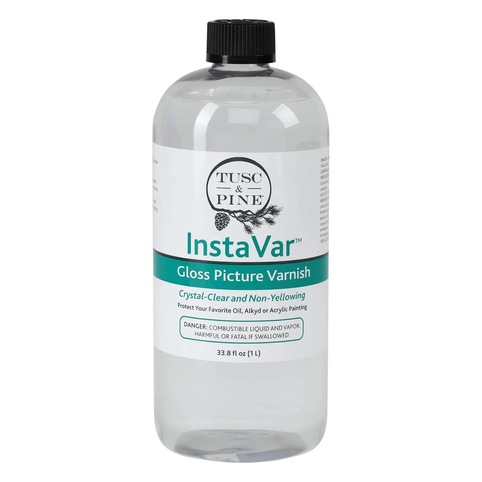 Tusc & Pine InstaVar Gloss Picture Varnish 33.8oz (1L)