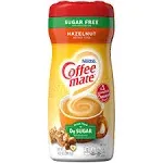 Coffee Mate Hazelnut Sugar Free 10.2oz (Case Of 6)