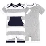 Burt's Bees Baby - Organic One Piece Pocket Rompers 2 Pack Size 3-6 Months