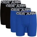 Under Armour Big Boys 4-Pk. Boxer Briefs - Ultra Blue