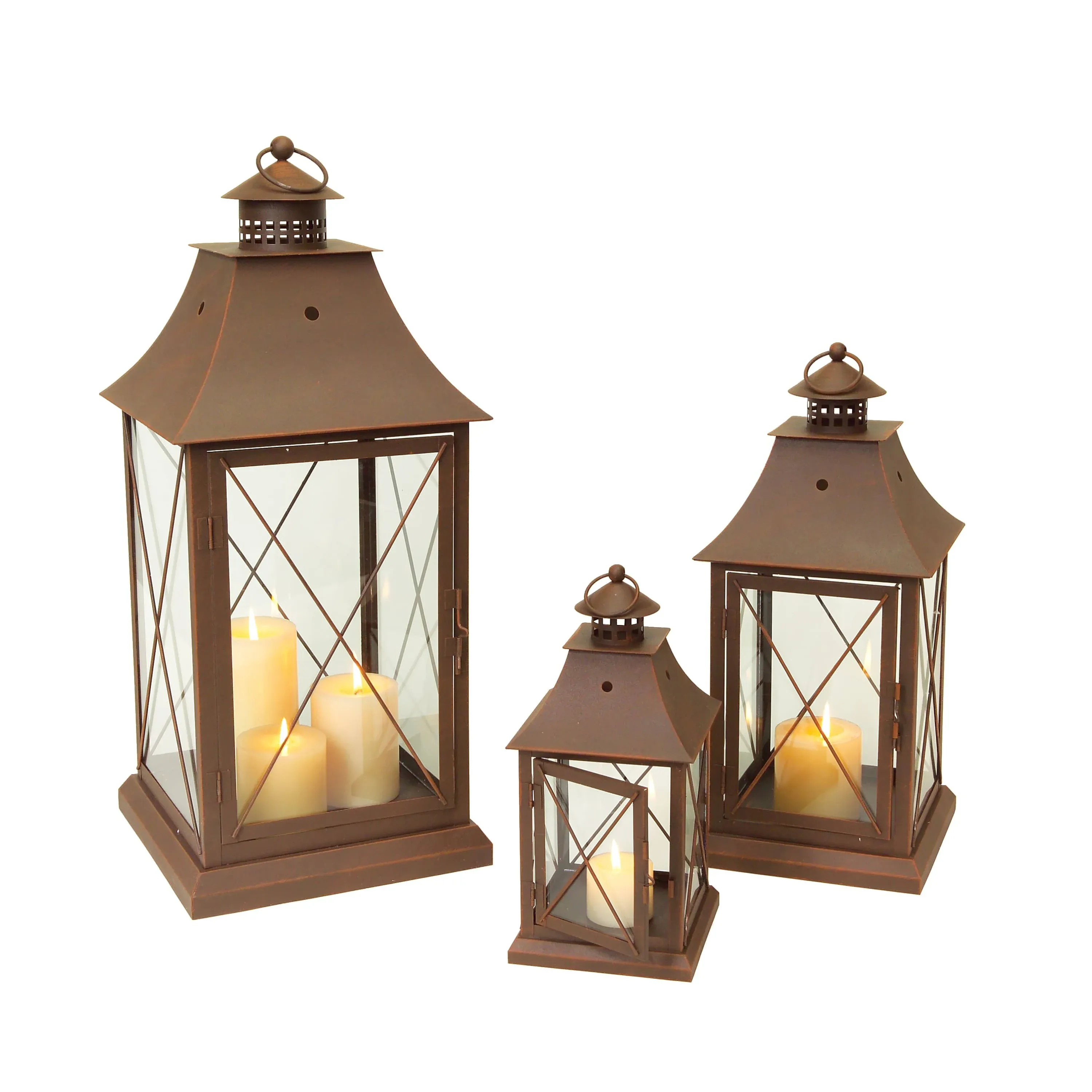 Metal Lantern (Set of 3)