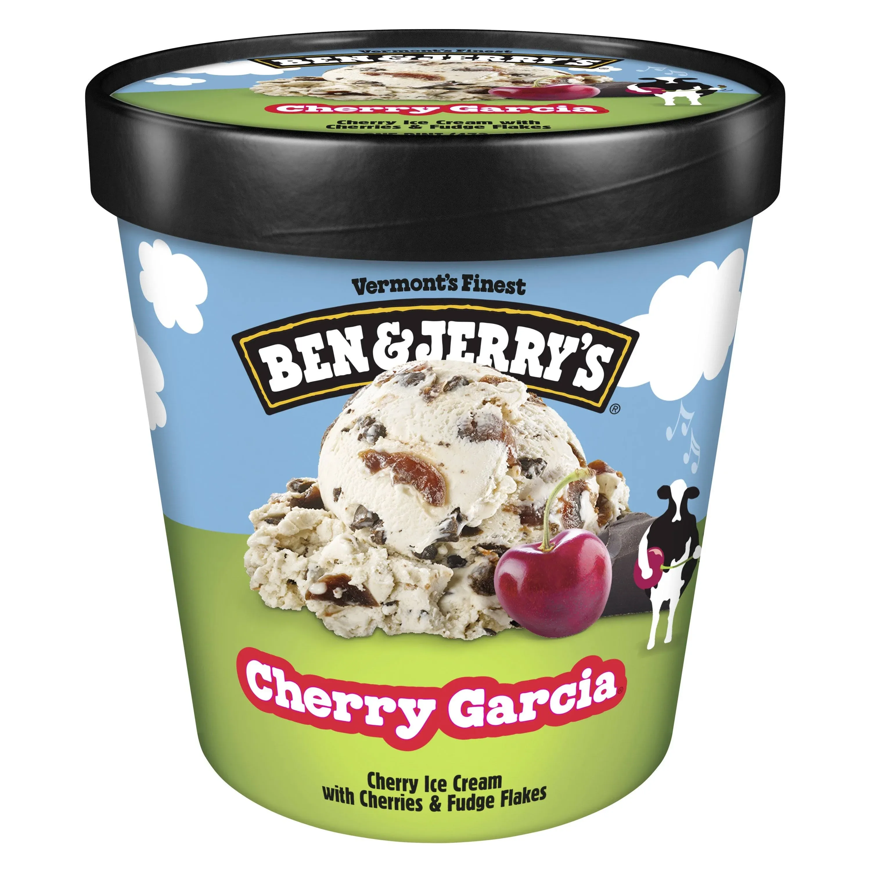 Ben & Jerry's Vermont's Finest Ice Cream, Cherry Garcia (16 fl oz)