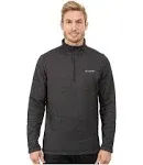 Columbia Men&s Great Hart Mountain III Half Zip (L Black Heather)