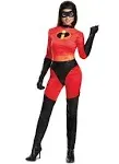 Disguise Women's Mrs Incredible Classic Costume, Black/Red, L