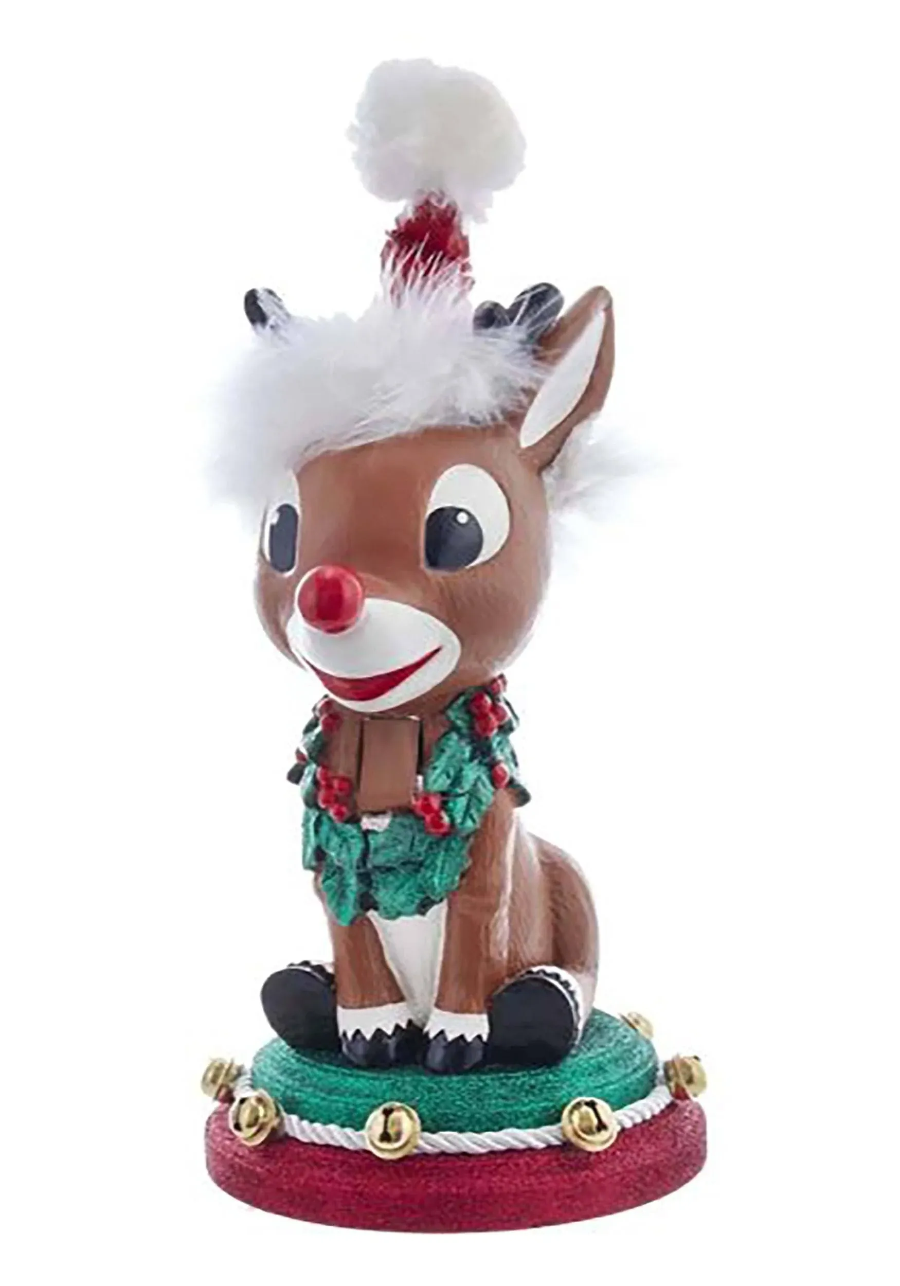 Kurt Adler - Rudolph The Red Nose Reindeer Christmas Nutcracker 12&#034; New RU6201L