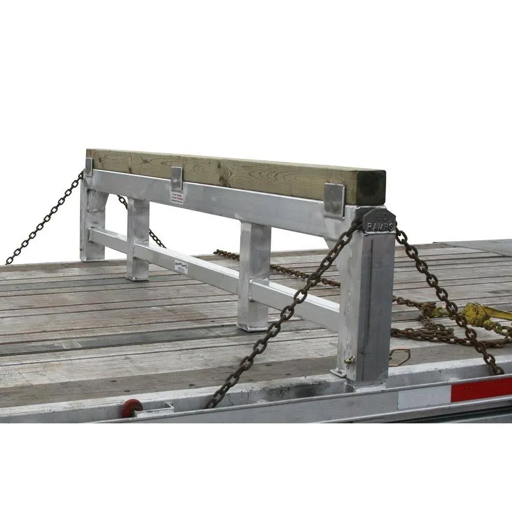 HD Ramps Aluminum Load Leveler for 18" High Step Deck, 97" - 98" wide, 20,000 lb cap. 20-04-101-18-LL