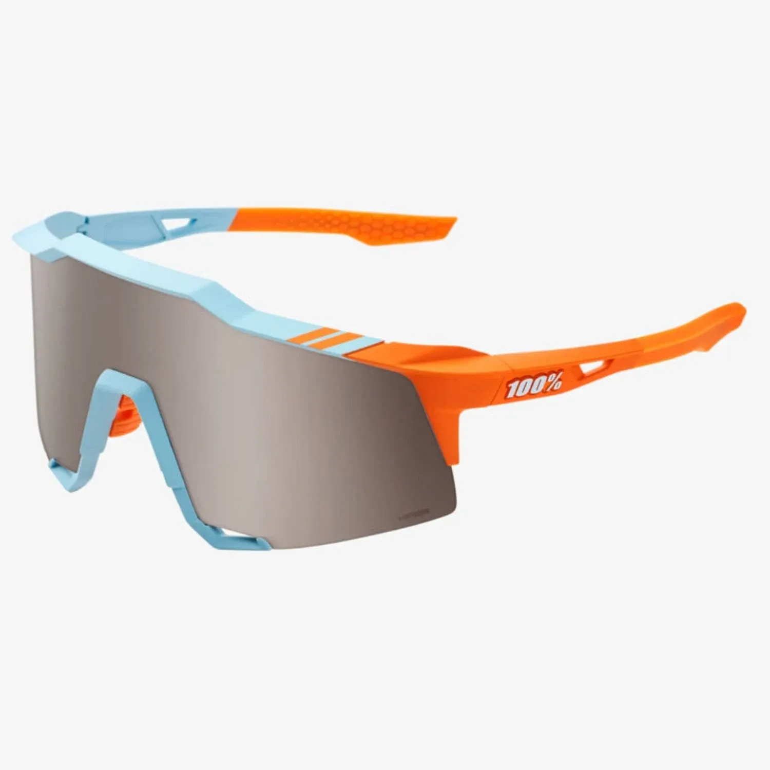 100% Speedcraft - Soft Tact Two Tone - HiPER Silver Mirror Lens