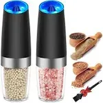 Gravity Electric Salt and Pepper Grinder Set