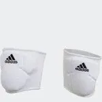 Adidas 5 inch Volleyball Knee Pads, White/Black / L