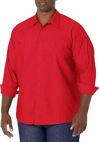 Red Kap Men's Industrial Long Sleeve Work Shirt