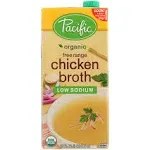 Organic Low Sodium Chicken Broth, 32 Oz.