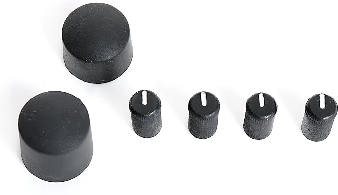 Truck Radio Knobs Kit - GMC Am FM CD / Cassette - Newly Manufactured Set