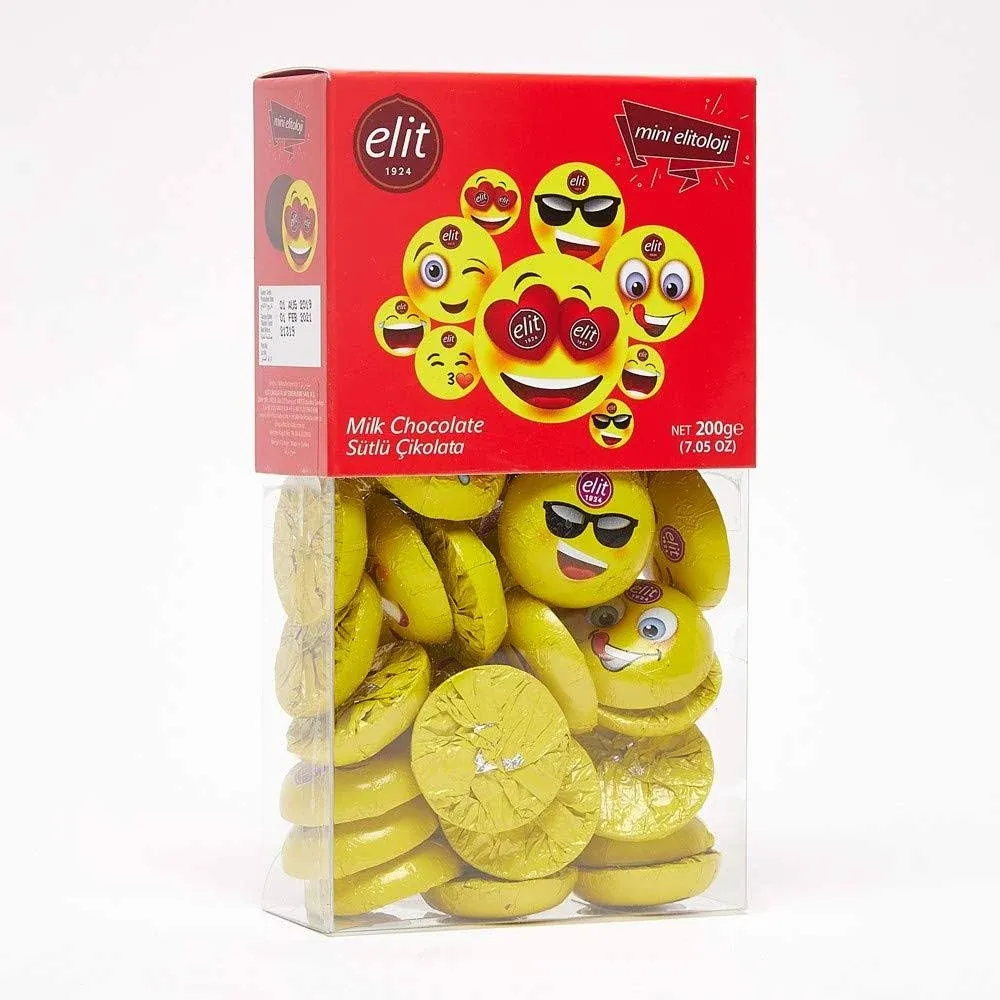 Elit Mini Emoji Chocolates - 1 Pack