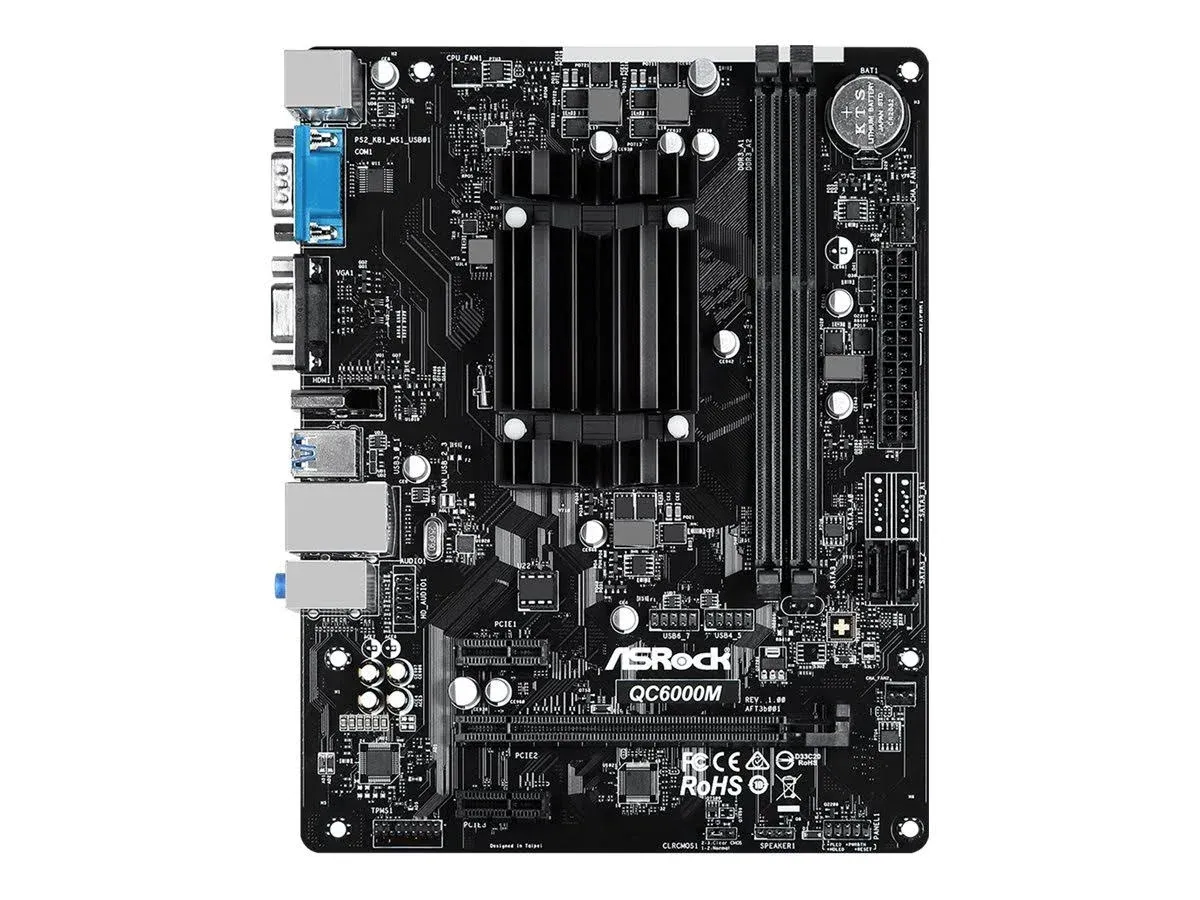 ASRock QC6000M Socket FT3 AMD DDR3 Micro ATX Motherboard