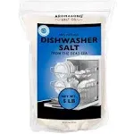 Aromasong Dishwasher Salt 5 LB - 100% Natural Water Softening Agent for Cleaner Dishes & Washer Reactivation