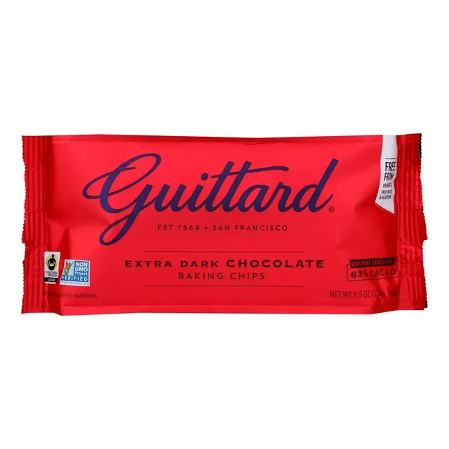 Guittard Chocolate Chip Extra Dark 63% 11.5 Oz (Pack Of 12)