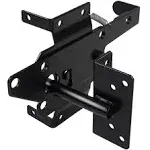 Self-Locking Gate Latch Heavy Duty Post Mount Automatic Gravity Lever Wood/PVC Fence Gate Lock with Fasteners Hardware,for Secure Pool |Yard |