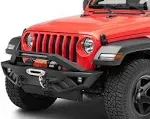 Rough Country 10645A Front Full Width Off-Road Bumper for Jeep JK JL Gladiator