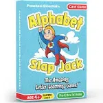 Alphabet Slap Jack® | Play 4 Alphabet Games Including Alphabet Go Fish, Slapjack, ABC Letter Matching or Flash Cards | Learn Upper & Lowercase Letters and Sounds | Build CVC Words | PreK to 1st Grade