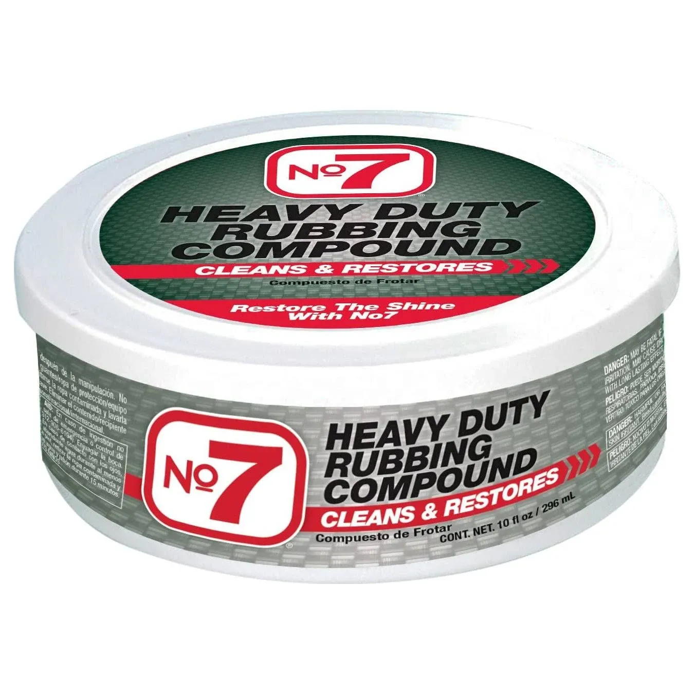 No7 08610 Heavy-Duty Rubbing Compound, 10 Oz