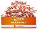 Peaceful Squirrel Variety, Smarties, Classic Candy Bulk Rolls, Original, Gluten-Free, Vegan - 5 Pounds