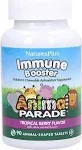 Nature's Plus Animal Parade Kids Immune Booster Tropical Berry 90 Chews